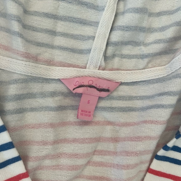 Lilly Pulitzer Stripe Modal Cotton Loose Fit Pullover Size Small - Picture 3 of 11